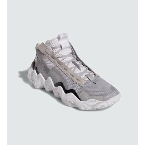 NEW! ADIDAS EXHIBIT B MID TOP BASKETBALL SHOES GREY Women's SZ 5.5, 7.5 - Picture 1 of 14